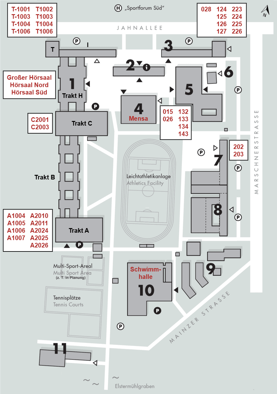 Campus site plan